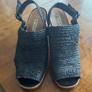 Paul Green Midnight Woven Sandals